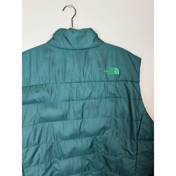 The North Face Vest Mens 2XL Green Aconcagua Down 550 Fill Puffer Full Zip XXL - Picture 7 of 13